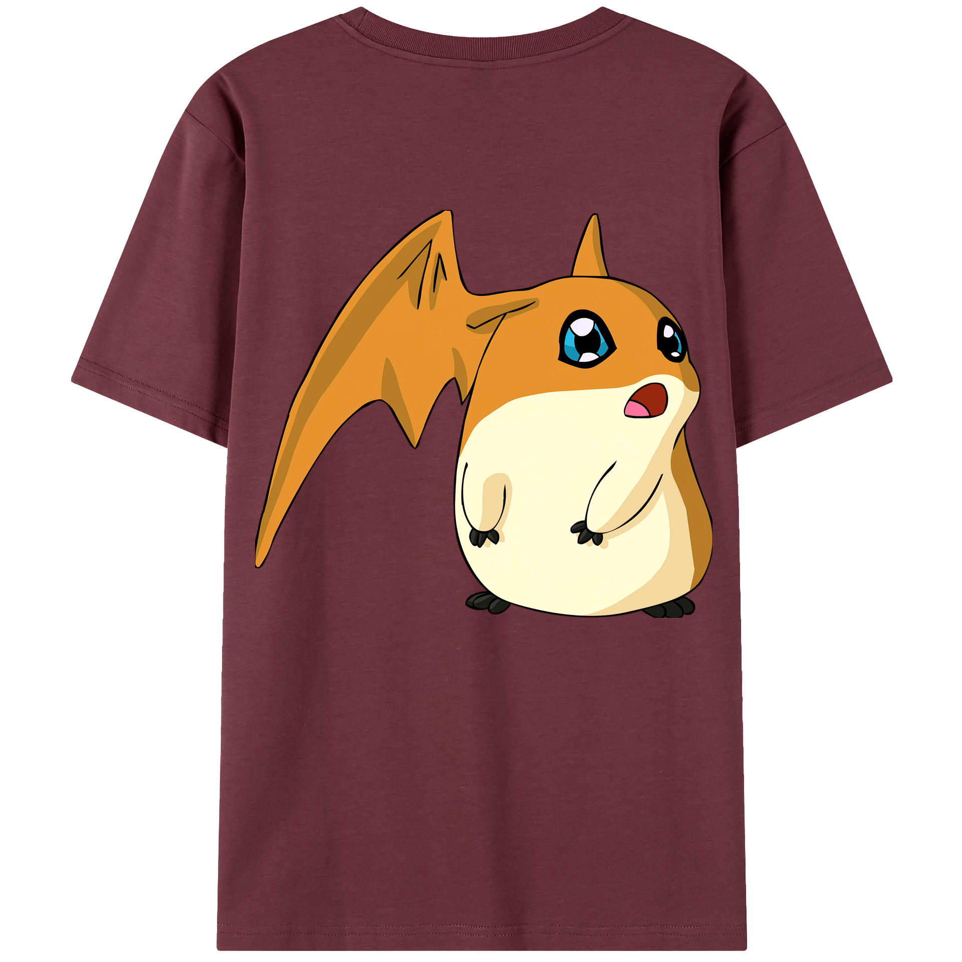 （画像用） Digimon デジタルモンスター/デジモン 綿100％半袖Tシャツ（背面プリント）